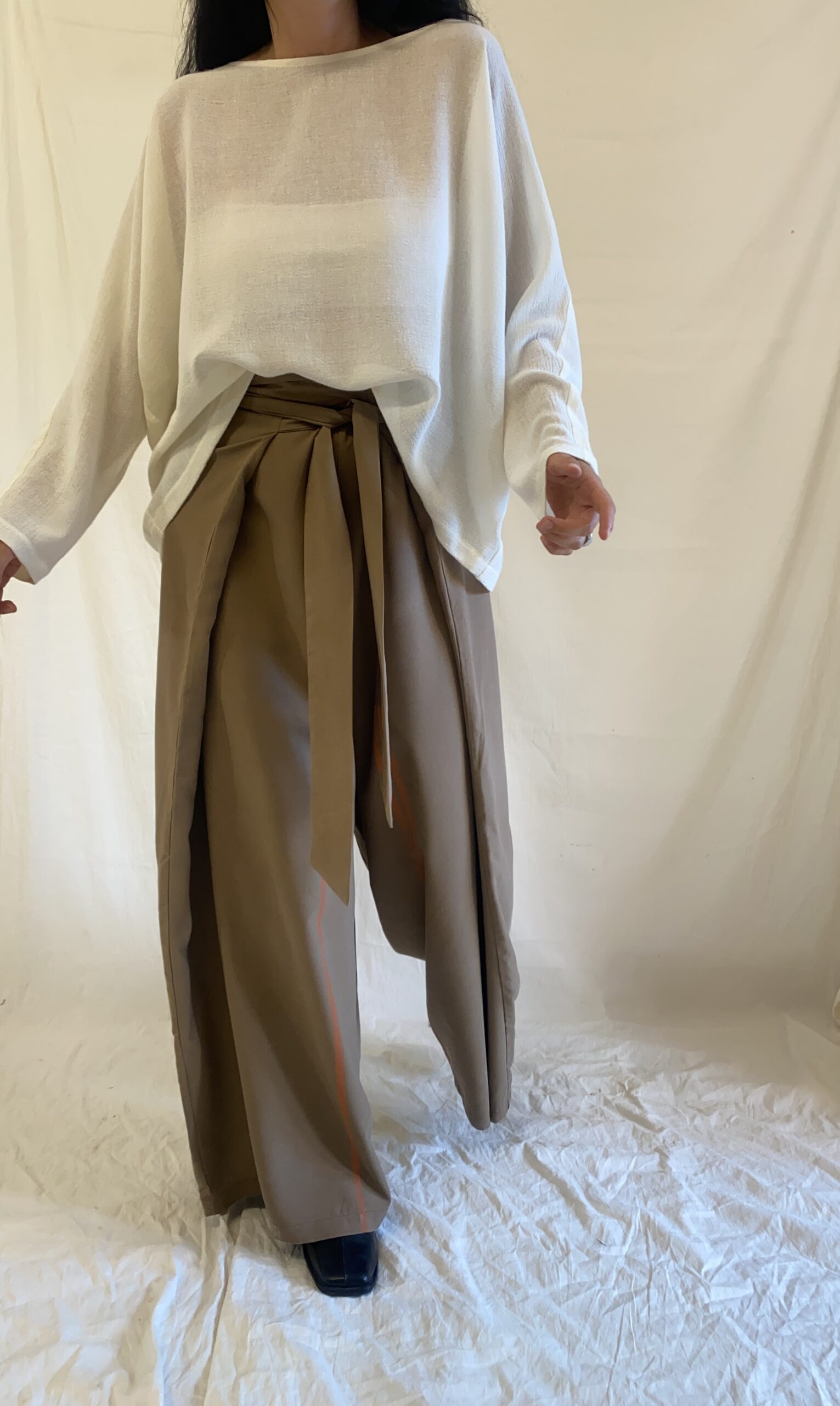 Wrap pants no season cupro lavagna (Copia)