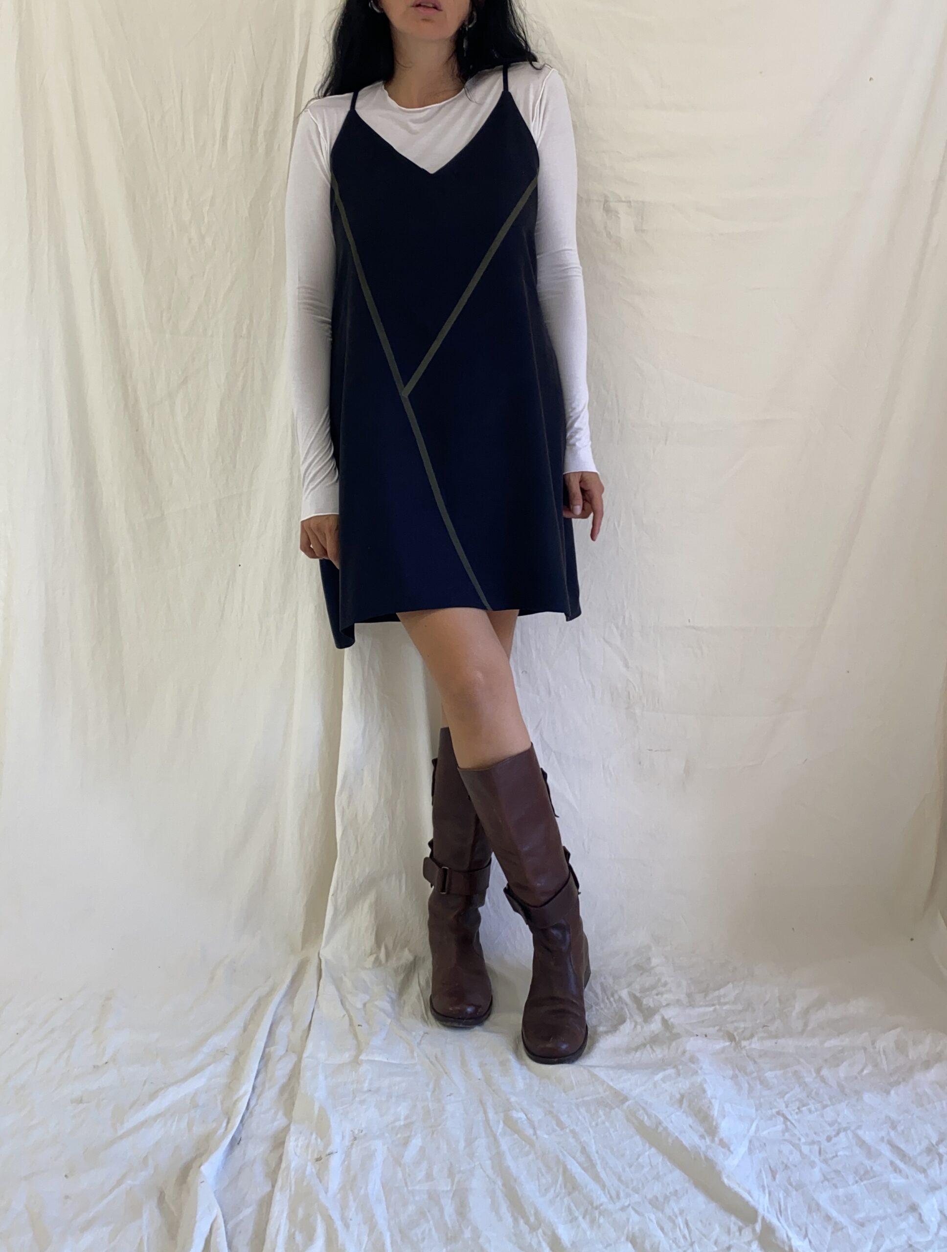 Mini Dress regolabile nero