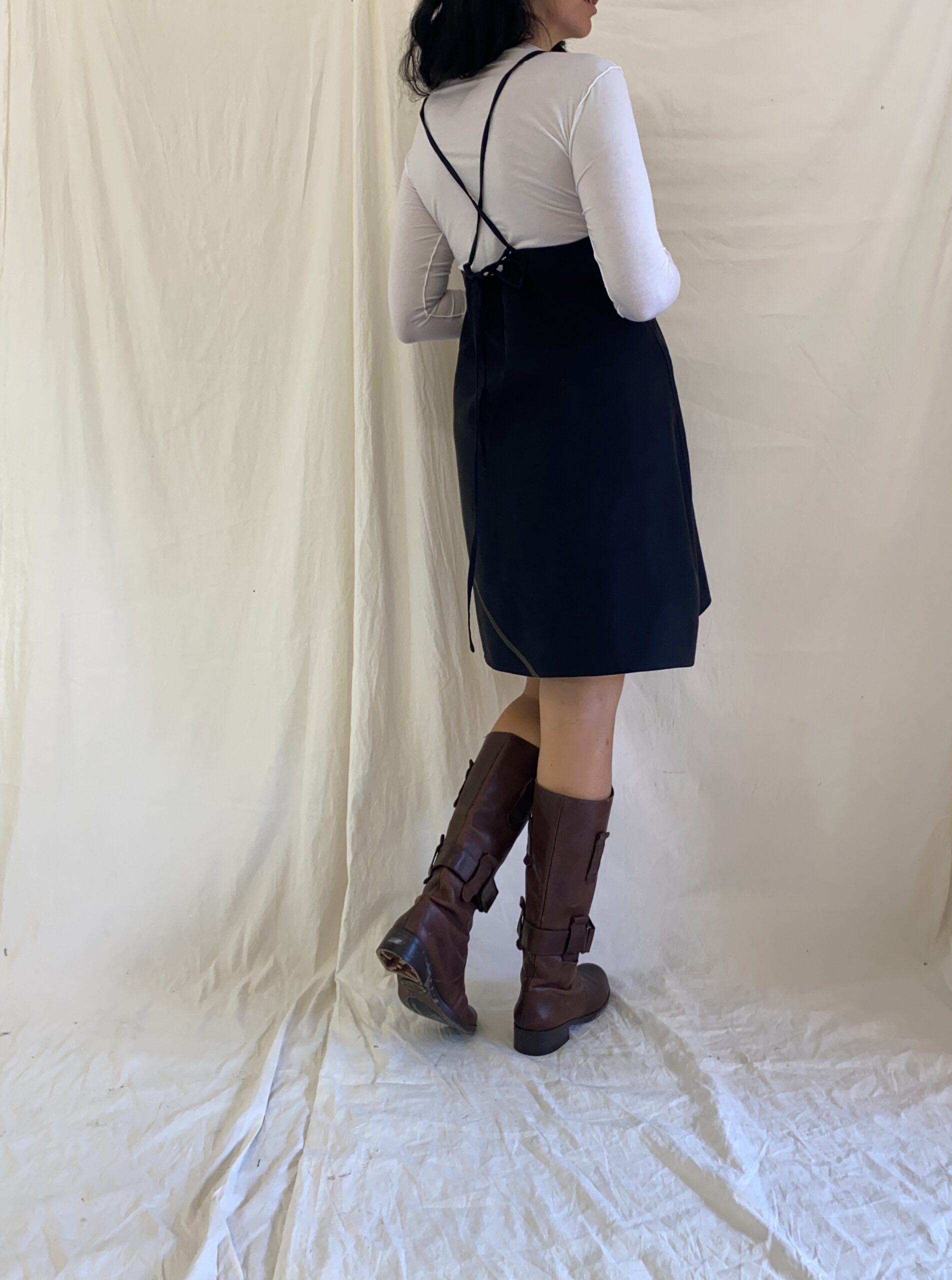 Mini Dress regolabile nero